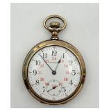 Antique Wm Ellery Waltham Gold Filled Pocket Watch