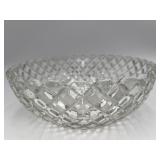 Anchor Hocking WATERFORD "Waffle" Crystal Bowl