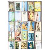 25 VTG Postage Cards