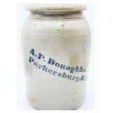 ANTQ Salt-glazed Stoneware Donaghho Crock