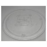 Vtg  Princess House Etched French Horn Platter