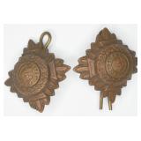 2 VTG British Military Officer Rank Stars