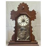 *Antique E. Ingraham Gingerbread Mantel Clock