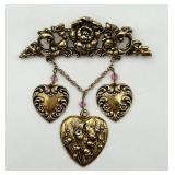 ï¿½Premier Designsï¿½ Victorian Revival Dangle Brooch