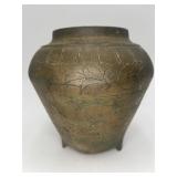 Vintage Chinese Bronze Tripod Censer 6.75"
