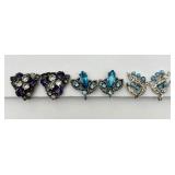 3 Pair of Vintage Ear Clips