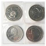4 1984 R.W. Reagan 40th Pres. Double Eagle Coins