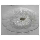 Vintage Pasari "Livia" Rose Glass Bowl
