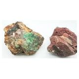 Copper Ore & Iron-stained Chert