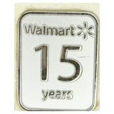New in Box Walmart 15 Years Service Award Pin