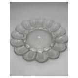 Vintage Indiana Glass Hobnail Deviled Egg Plate