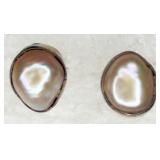 925 Mother-of-Pearl Stud Earrings