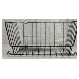 *Black Wire Basket & 3 File Organizers