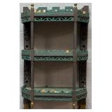 *Vintage 3-Tier Hanging Wood Shelf