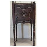 *Vintage Wooden Smoking Stand Cabinet