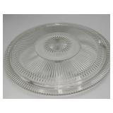 12.5ï¿½ Vintage Jeannette Glass Cake Plate