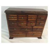 13 - DRAWER SPICE/STORAGE PRIMITIVE CABINET