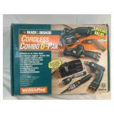 NOS BLACK & DECKER 6 PACK COMBO BATTERY OPERATED SET