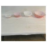 PYREX GOOSEBERRY NESTING BOWL SET RARE