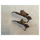 2 - HAND CARVED SMOKING PIPES