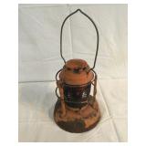 DEITZ RED GLOBE RAILROAD LANTERN