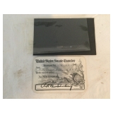 1940 U.S.SENATE NAME TAG PASS