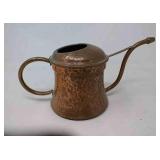 Hand peened copper kettle