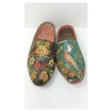 Hand carved and painted dutch clogs from Holland