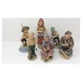 Porcelain figurine lot