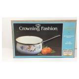 Crowning fashion porcelain enamel one and a half
