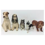 Dog figurine lot