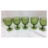 Lot of 5 vintage glasses