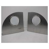 Stainless steel Thunderbird bookends