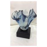 Be nimble indigo candle holder with base