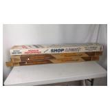 3 fluorescent shop lights in the boxes