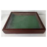 Wooden and glass display case