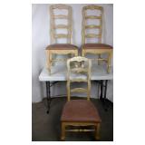 Lot of 3 project chairs
