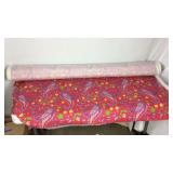 Large roll of funky Robert Allen fabric