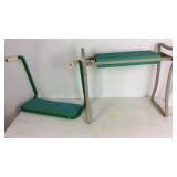 Lot of two gardening pads and seats