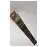 Folk Art Hand-painted saw