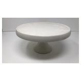 Ceramic pedestal cake plate