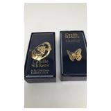 24 karat gold finish candle stickers/ pins
