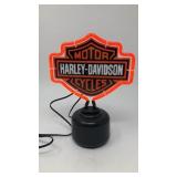 Harley Davidson motorcycles light up sign