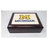 University of Michigan wooden musical box