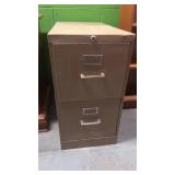 Metal 2-Drawer Deep Filing Cabinet