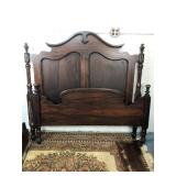 Antique Wooden Full/Queen Sized Bed Frame