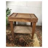 Vintage Wooden Playskool Work Table