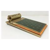 Vintage desk calendar and notepad