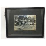 Antique framed photo