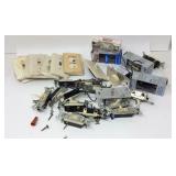 Lot of electrical outlets and switches